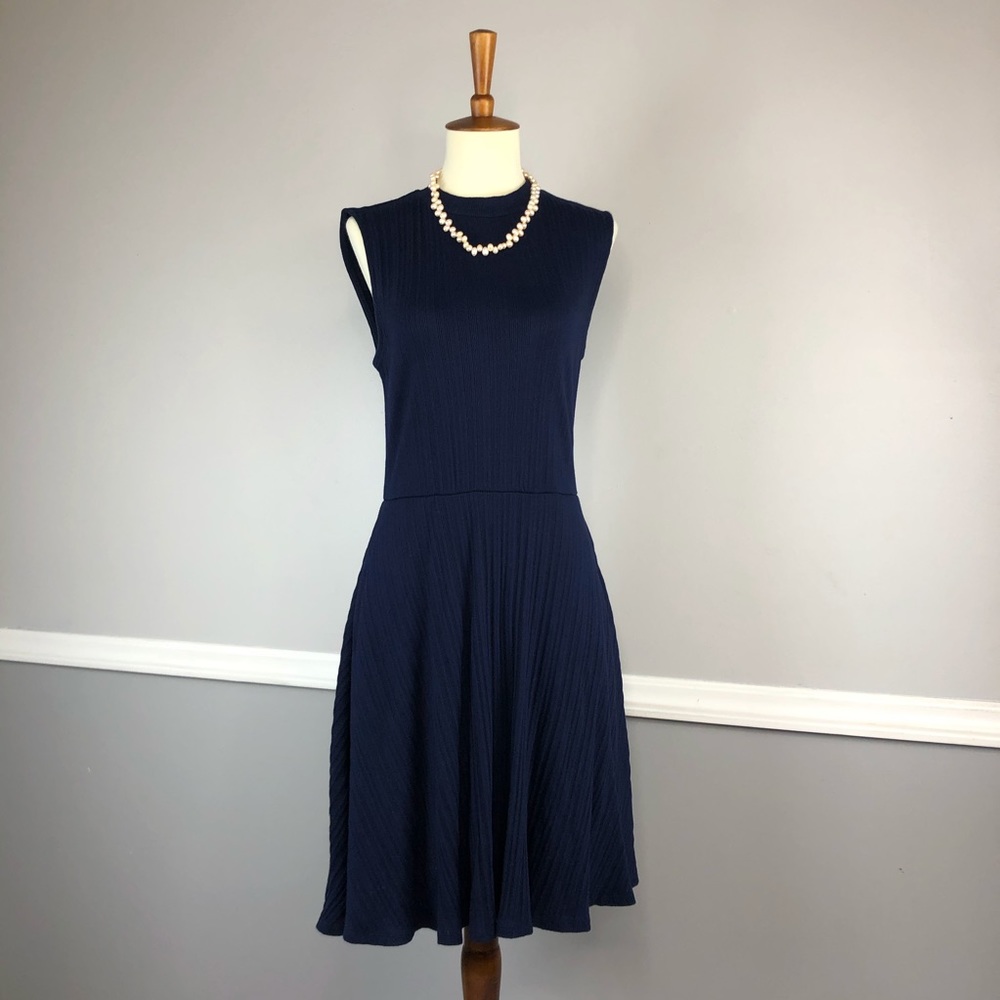New York & Company midnight blue dress
